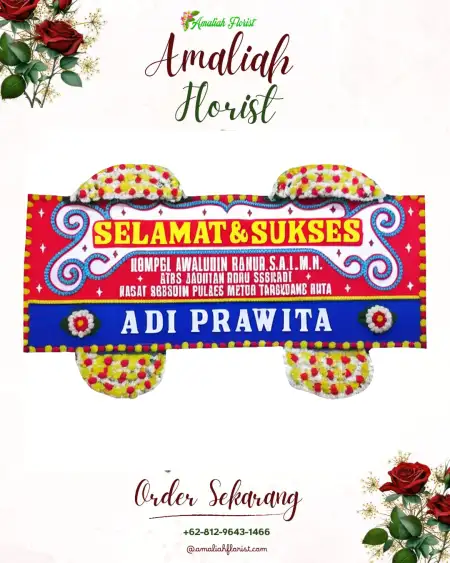 Papan Bunga Ucapan Selamat Sungai Putri